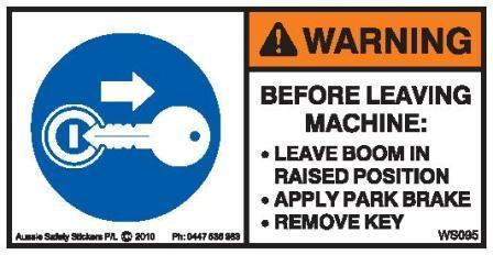 REMOVE KEY BOOMLIFT (Horizontal)